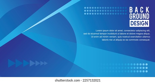 Abstract background design with blue color concept