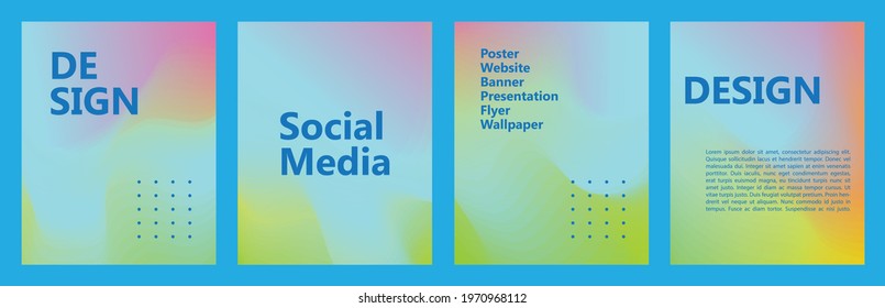 abstract background design with blue  green, and red color