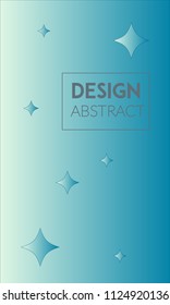 Abstract background design. Blue halftone gradients. Future geometric patterns. Colorful gradients minimalist vector. Soft gradients. Elegant modern cover design. Dynamic art vector.