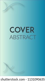 Abstract background design. Blue halftone gradients. Future geometric patterns. Colorful gradients minimalist vector. Soft gradients. Elegant modern cover design. Dynamic art vector.