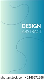 Abstract background design. Blue halftone gradients. Future geometric patterns. Colorful gradients minimalist vector. Soft gradients. Elegant modern cover design. Dynamic art vector.