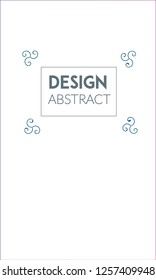Abstract background design. Blue halftone gradients. Future geometric patterns. Colorful gradients minimalist vector. Soft gradients. Elegant modern cover design. Dynamic art vector.