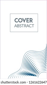 Abstract background design. Blue halftone gradients. Future geometric patterns. Colorful gradients minimalist vector. Soft gradients. Elegant modern cover design. Dynamic art vector.