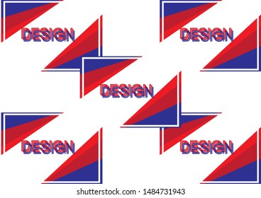 abstract background design of blue and red