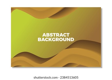 Abstract background design with brown color, in the middle there is a dark brown wave effect
