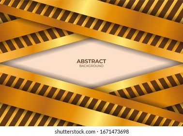 Abstract Background Design Brown And Gold Style