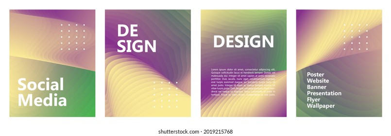 
diseño de fondo abstracto con color marrón, verde y púrpura