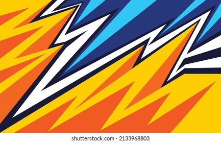 Diseño de fondo abstracto. Puede utilizarse para uniformes de motociclismo y otros