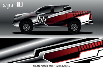 abstract background design for car wrap of 4x4 truck, rally, van, suv and other cars