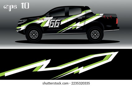 abstract background design for car wrap of 4x4 truck, rally, van, suv and other cars