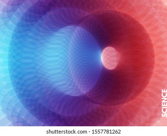 Abstract background. Design for card, invitation or poster. Vector illustration for science, chemistry or education. 
