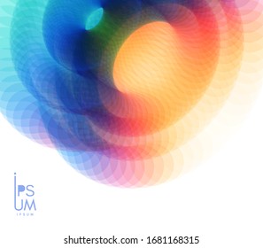 Abstract background. Design for card, invitation or poster. Vector illustration for science, chemistry or education.