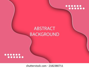 tarjeta de diseño de fondo abstracto de color rosa de la ilustración vectorial