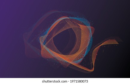 Abstract background design Circle landing page template for website ad, book cover. EPS 10 vector.