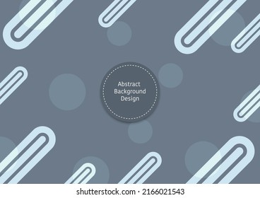Abstract background design, circle and light rounded lines along the border, grey metal color tone