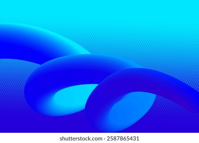 Abstract Background design, Color blue liquid gradient background. Gradient shape curve shape illustration .Wallpaper design. Vector Eps