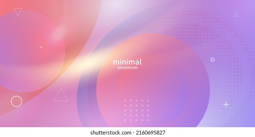 Abstract background design colorful geometric fluid shapes elements vector