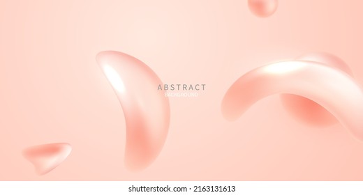Abstract background design colorful geometric fluid shapes elements vector