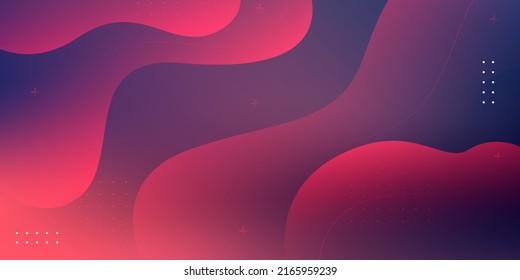 Abstract background design colorful geometric fluid shapes elements vector
