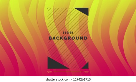 Abstract background design. Colorful gradient line. Poster design. Eps10 vector.