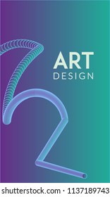 Abstract background design. Colorful gradients. Future geometric patterns. Colorful gradients minimalist vector. Soft purple blue gradients. Elegant modern cover design. Dynamic art vector.