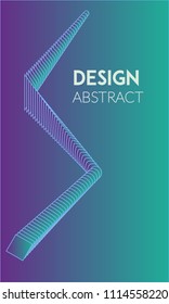 Abstract background design. Colorful halftone gradients. Future geometric patterns. Colorful gradients minimalist vector. Soft gradients. Elegant modern cover design. Dynamic art vector.