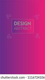 Abstract background design. Colorful halftone gradients. Future geometric patterns. Colorful gradients minimalist vector. Soft gradients. Elegant modern cover design. Dynamic art vector.