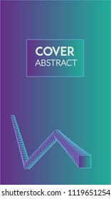 Abstract background design. Colorful halftone gradients. Future geometric patterns. Colorful gradients minimalist vector. Soft gradients. Elegant modern cover design. Dynamic art vector.
