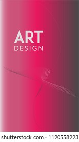 Abstract background design. Colorful halftone gradients. Future geometric patterns. Colorful gradients minimalist vector. Soft gradients. Elegant modern cover design. Dynamic art vector.
