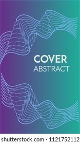 Abstract background design. Colorful halftone gradients. Future geometric patterns. Colorful gradients minimalist vector. Soft purple blue gradients. Elegant modern cover design. Dynamic art vector.