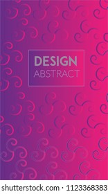 Abstract background design. Colorful halftone gradients. Future geometric patterns. Colorful gradients minimalist vector. Soft gradients. Elegant modern cover design. Dynamic art vector.