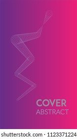 Abstract background design. Colorful halftone gradients. Future geometric patterns. Colorful gradients minimalist vector. Soft gradients. Elegant modern cover design. Dynamic art vector.