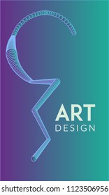 Abstract background design. Colorful halftone gradients. Future geometric patterns. Colorful gradients minimalist vector. Soft purple blue gradients. Elegant modern cover design. Dynamic art vector.