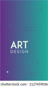 Abstract background design. Colorful halftone gradients. Future geometric patterns. Colorful gradients minimalist vector. Soft purple blue gradients. Elegant modern cover design. Dynamic art vector.