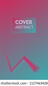 Abstract background design. Colorful halftone gradients. Future geometric patterns. Colorful gradients minimalist vector. Soft gradients. Elegant modern cover design. Dynamic art vector.