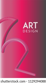 Abstract background design. Colorful halftone gradients. Future geometric patterns. Colorful gradients minimalist vector. Soft gradients. Elegant modern cover design. Dynamic art vector.