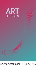 Abstract background design. Colorful halftone gradients. Future geometric patterns. Colorful gradients minimalist vector. Soft gradients. Elegant modern cover design. Dynamic art vector.