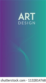 Abstract background design. Colorful halftone gradients. Future geometric patterns. Colorful gradients minimalist vector. Soft purple blue gradients. Elegant modern cover design. Dynamic art vector.