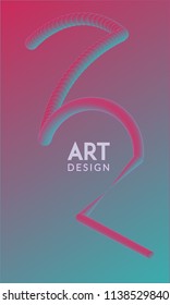 Abstract background design. Colorful halftone gradients. Future geometric patterns. Colorful gradients minimalist vector. Soft gradients. Elegant modern cover design. Dynamic art vector.