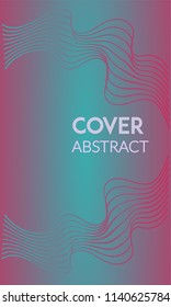 Abstract background design. Colorful halftone gradients. Future geometric patterns. Colorful gradients minimalist vector. Soft gradients. Elegant modern cover design. Dynamic art vector.