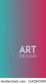 Abstract background design. Colorful halftone gradients. Future geometric patterns. Colorful gradients minimalist vector. Soft gradients. Elegant modern cover design. Dynamic art vector.