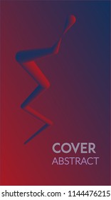 Abstract background design. Colorful halftone gradients. Future geometric patterns. Colorful gradients minimalist vector. Soft gradients. Elegant modern cover design. Dynamic art vector.