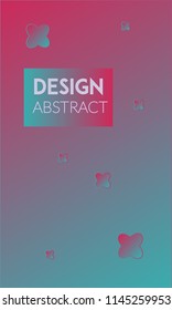 Abstract background design. Colorful halftone gradients. Future geometric patterns. Colorful gradients minimalist vector. Soft gradients. Elegant modern cover design. Dynamic art vector.