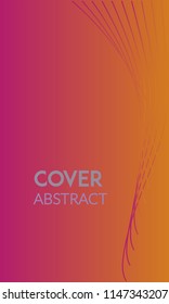 Abstract background design. Colorful halftone pink yellow gradients. Future geometric patterns. Colorful gradients minimalist vector. Soft gradients. Elegant modern cover design. Dynamic art vector.