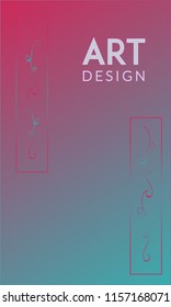 Abstract background design. Colorful halftone gradients. Future geometric patterns. Colorful gradients minimalist vector. Soft gradients. Elegant modern cover design. Dynamic art vector.