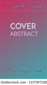 Abstract background design. Colorful halftone gradients. Future geometric patterns. Colorful gradients minimalist vector. Soft gradients. Elegant modern cover design. Dynamic art vector.