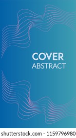 Abstract background design. Colorful halftone light blue gradients. Future geometric patterns. Colorful gradients minimalist vector. Soft gradients. Elegant modern cover design. Dynamic art vector.