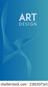 Abstract background design. Colorful halftone light blue gradients. Future geometric patterns. Colorful gradients minimalist vector. Soft gradients. Elegant modern cover design. Dynamic art vector.