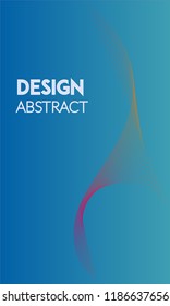 Abstract background design. Colorful halftone light blue gradients. Future geometric patterns. Colorful gradients minimalist vector. Soft gradients. Elegant modern cover design. Dynamic art vector.