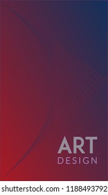 Abstract background design. Colorful halftone gradients. Future geometric patterns. Colorful gradients minimalist vector. Soft gradients. Elegant modern cover design. Dynamic art vector.